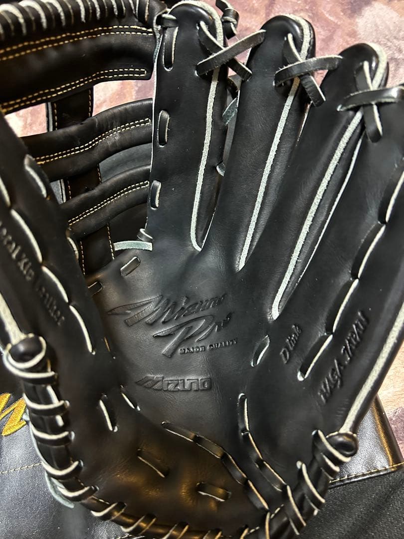 日本製　ミズノプロ　硬式　外野　グローブ　外野手　波賀　ミズノ　グラブ　軟式