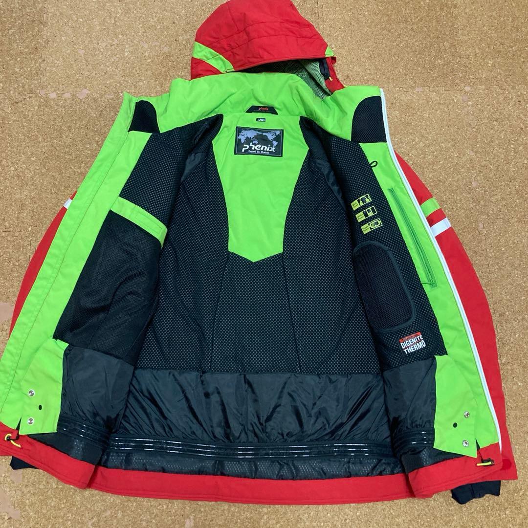【美品】フェニックス phenixスキーウェア スキー Lサイズ USメンズ赤