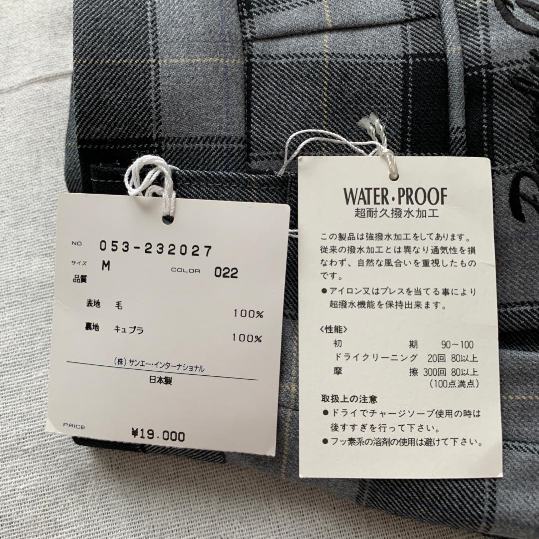 新品タグ　パーリーゲイツ　ショートウールパンツ　チェック柄　M　撥水加工　ゴルフ