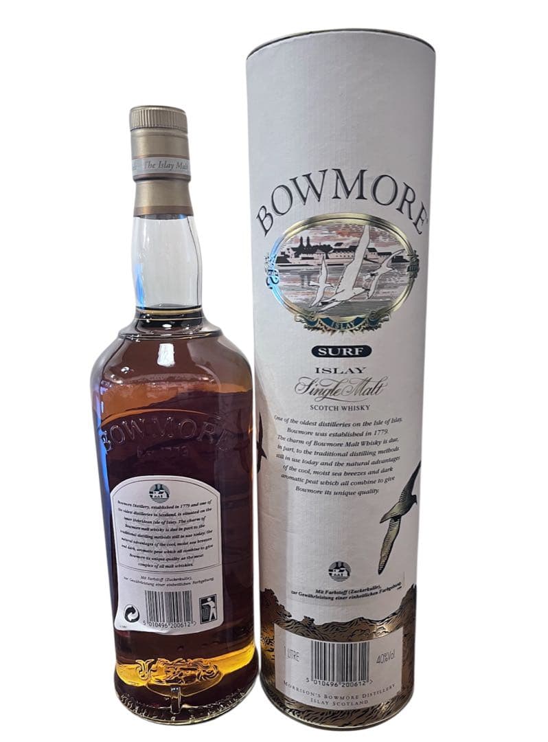BOWMORE SURF アイラ シングルモルトウイスキー 1000ml