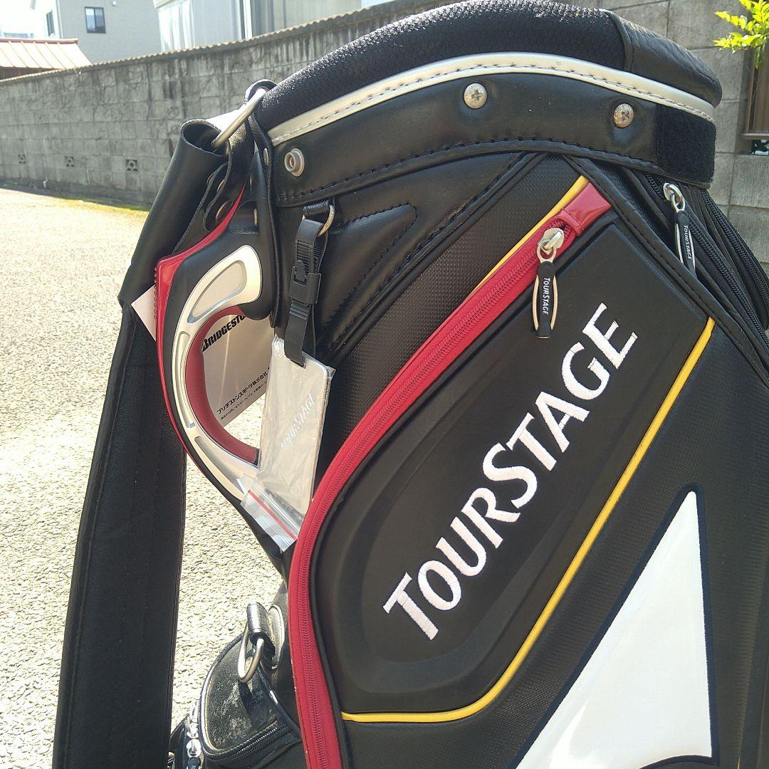 【格安】訳アリ　新品　TOURSTAGE キャディバッグ 防水カバー付き