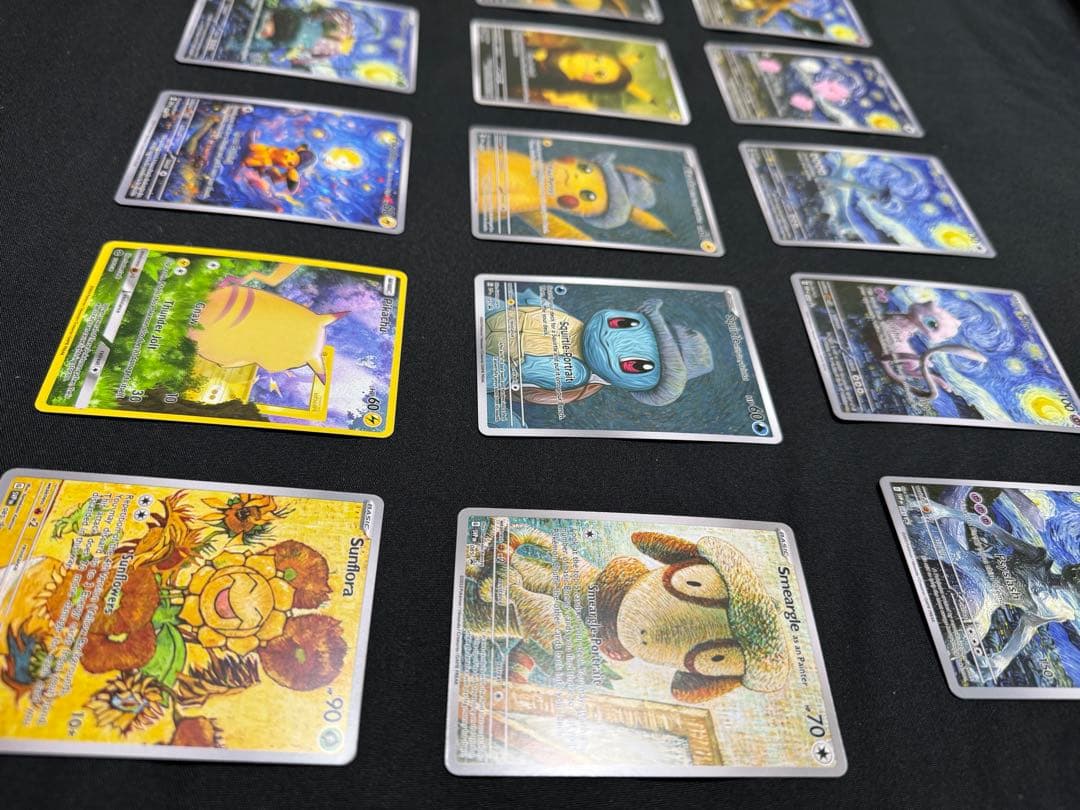 K*a様 「早いもの勝ち」ポケモンカード 星月夜アートカード 18枚セット ピカ