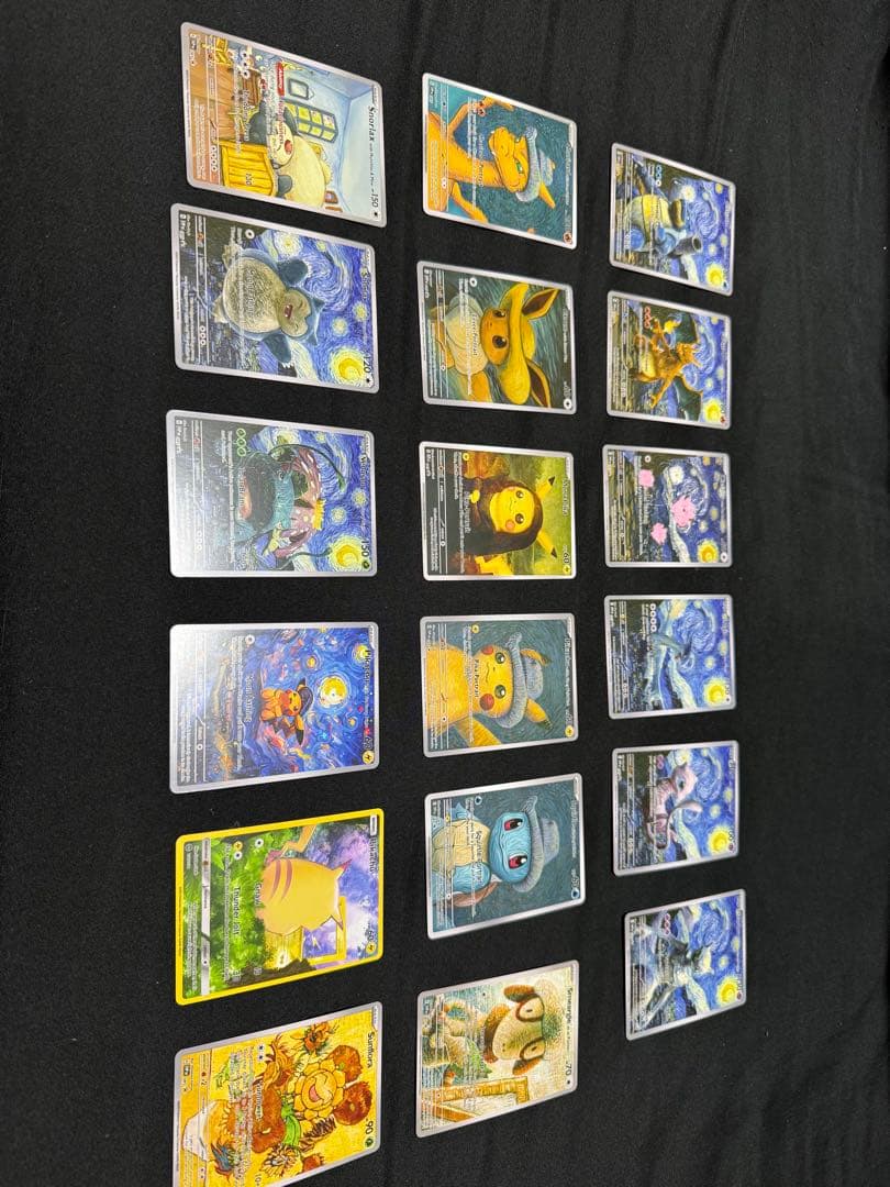 K*a様 「早いもの勝ち」ポケモンカード 星月夜アートカード 18枚セット ピカ