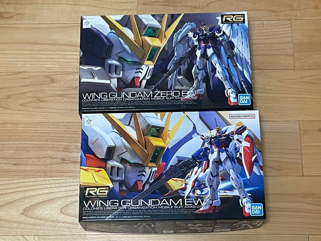 RG 1/144 ウイングガンダムゼロ EW ウイングガンダムEW セット