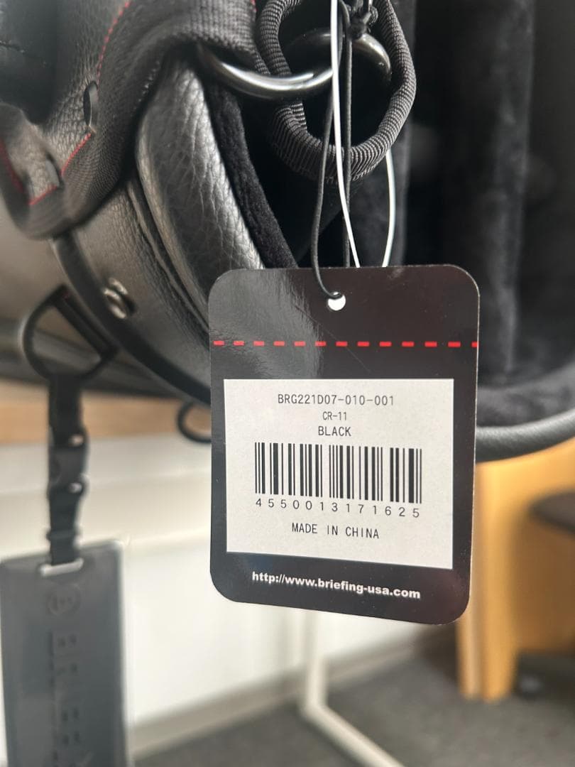 BRIEFING　ブラックレザーゴルフキャディバッグ　新品未使用 045