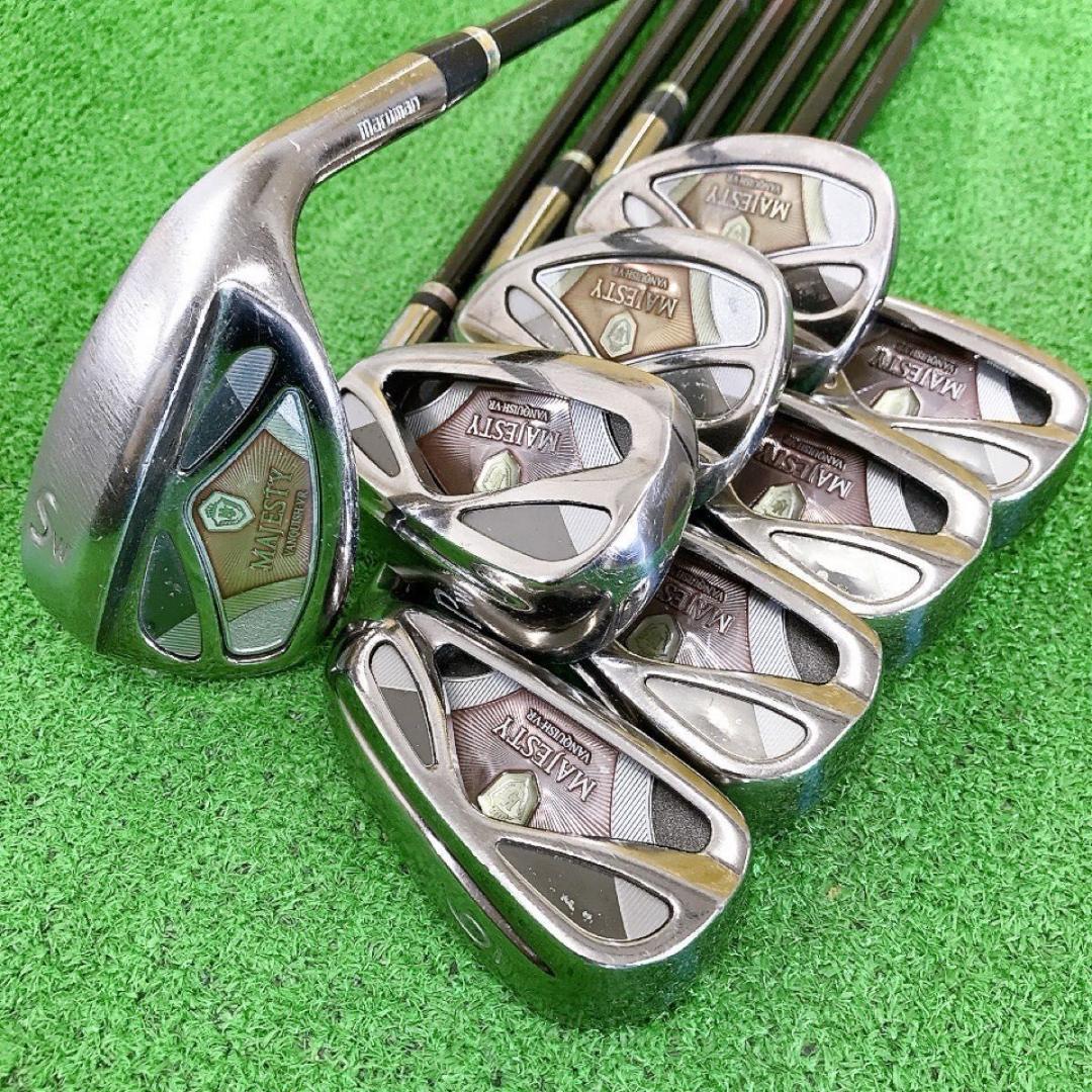 タ21★マジェスティ VANQUISH-VR 8本アイアンセット 金 JAPAN