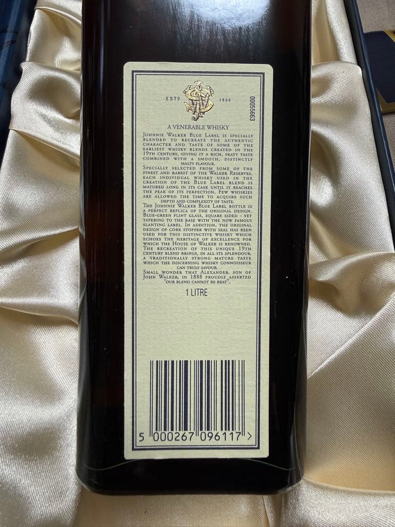 最安値Johnnie Walker Blue Label 1000ml 旧ボトル