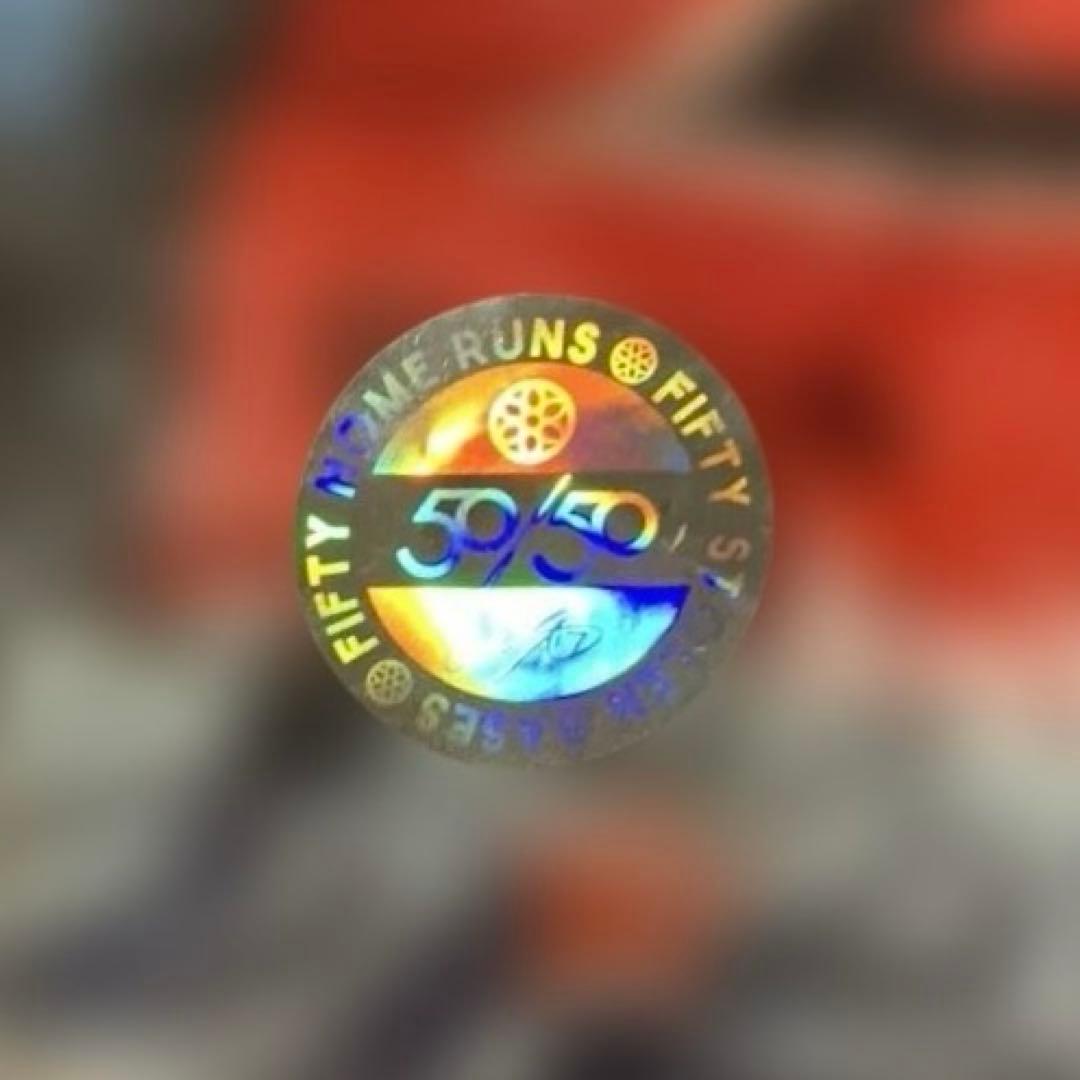 大谷翔平　プリントサイン付き歴代ミックスユニフォーム　50/50CLUB