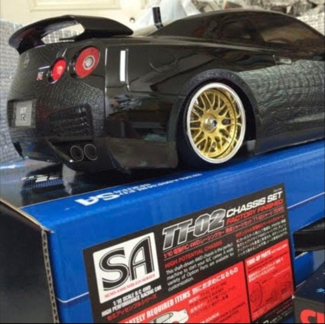 タミヤ1/10日産スカイラインR35 GT-R走行フルセット！ タミヤ ラジコン