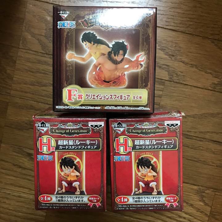 ONEPIECEワンピース一番くじ ルフィ エース ロー メモリーズ フィギュア