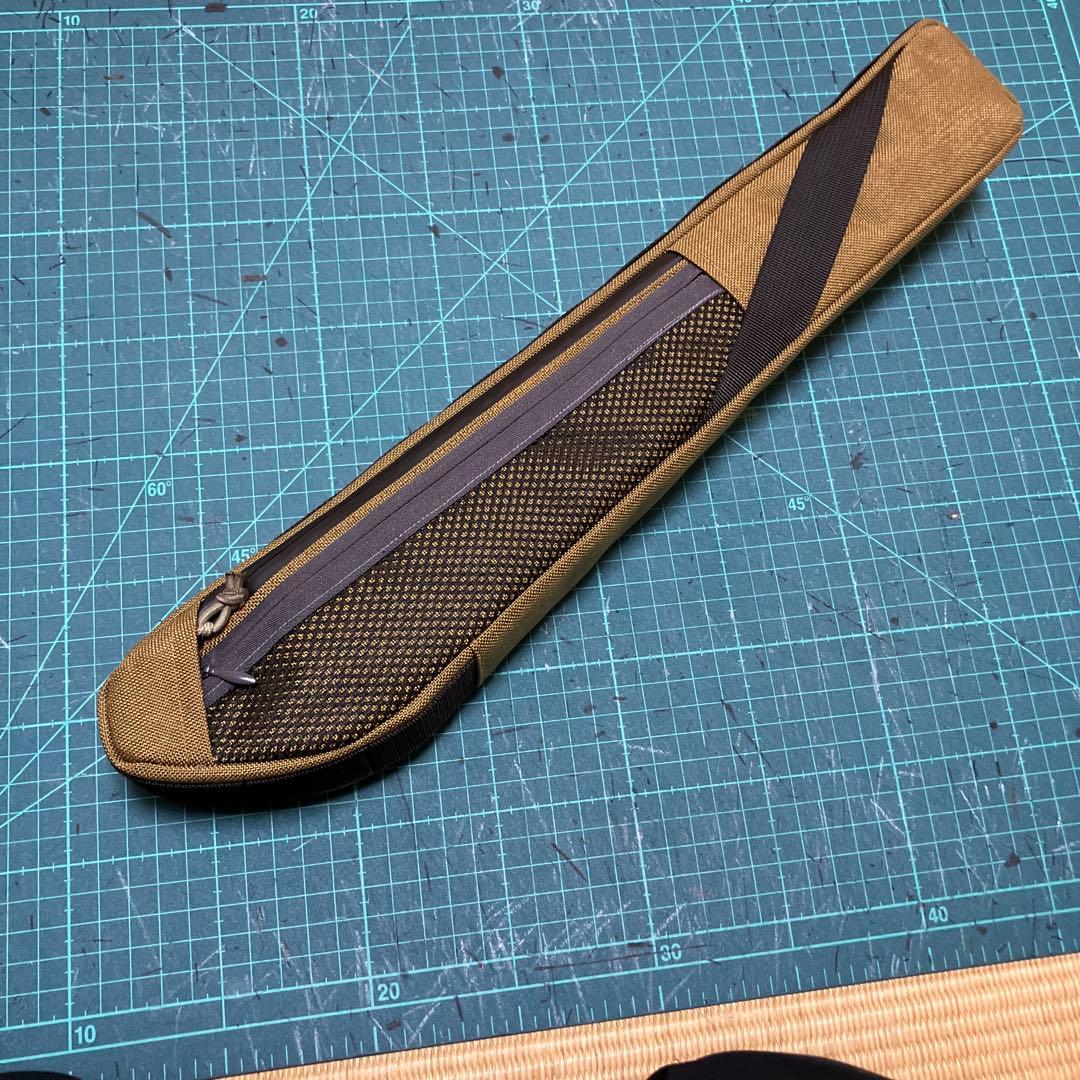 ハンドメイド　フレームバッグ　コーデュラ1000 コヨーテ 42cm