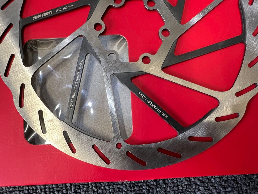 SRAM スラム HS2 180mm 6ボルト MTB ブレーキローター　2枚