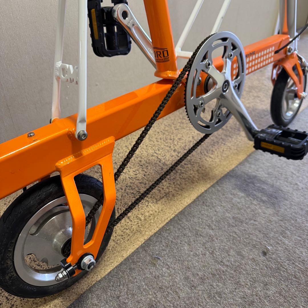 【値下】CarryMeパンクレスソリッドタイヤモデル オレンジ