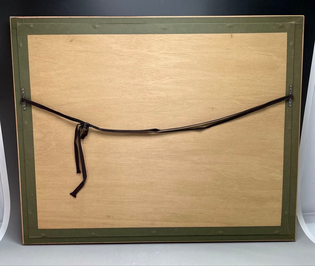 a0131-55シャガール「赤い馬と太陽」　額65.5×52cm　チケット