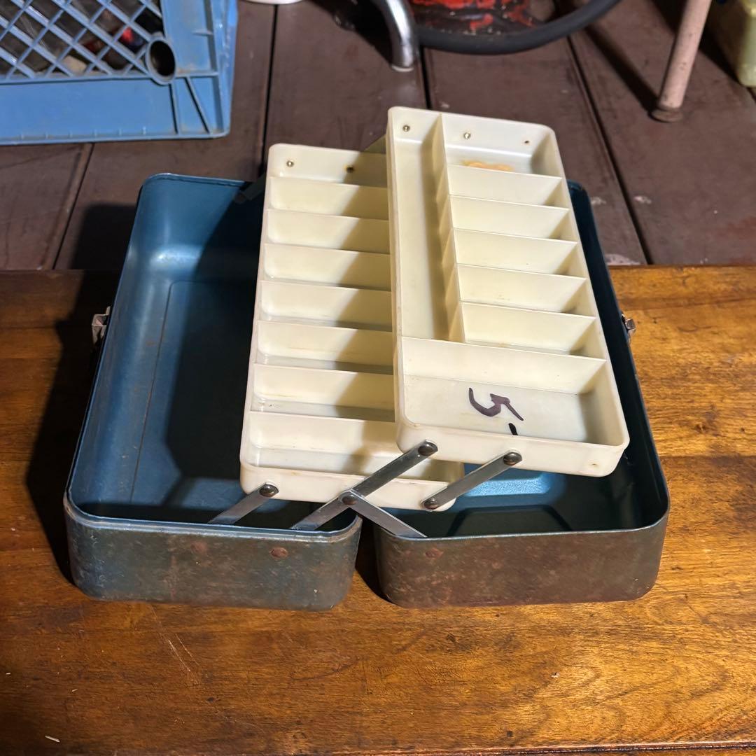 USA vintage OLD PAL メタルタックルボックス　サビあり