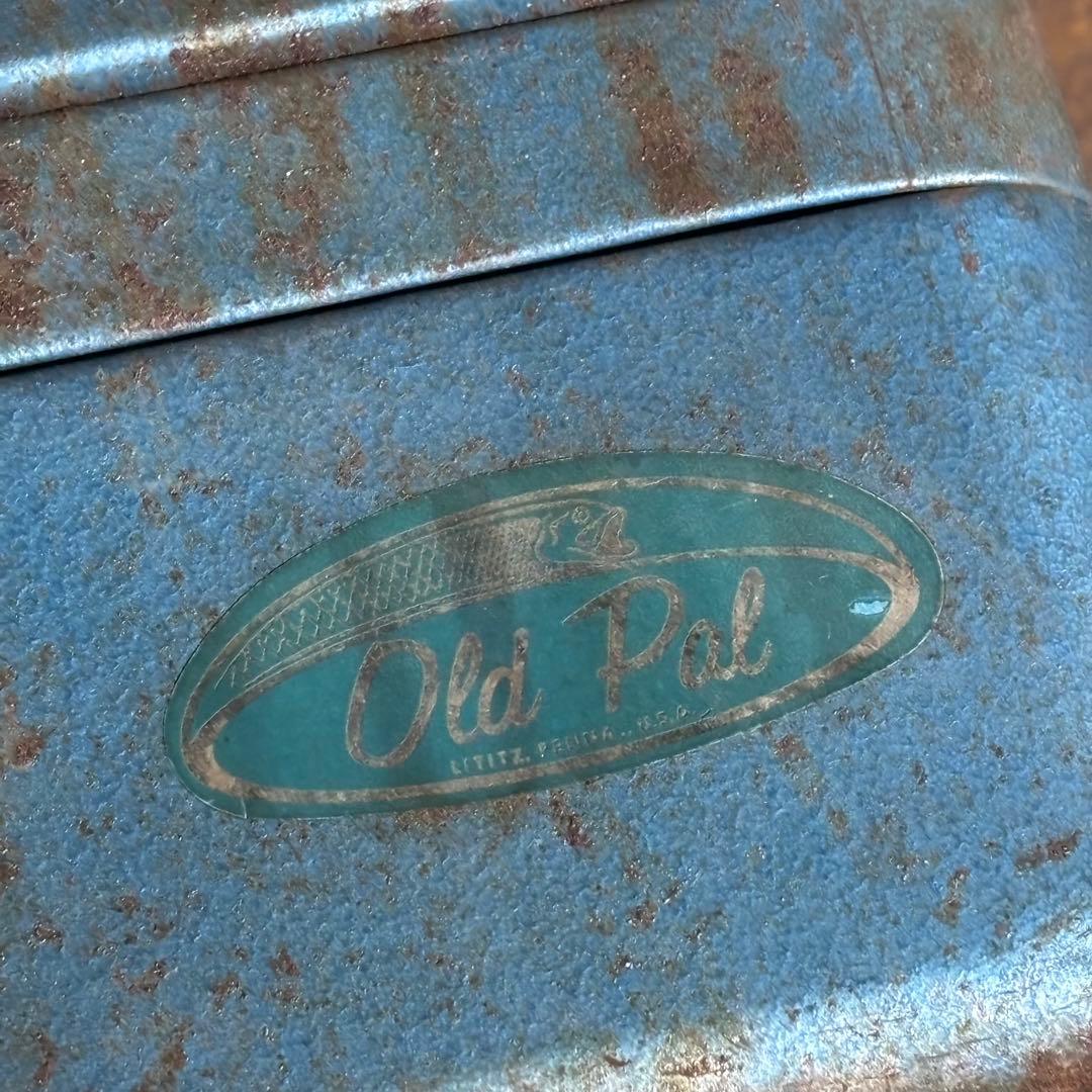 USA vintage OLD PAL メタルタックルボックス　サビあり