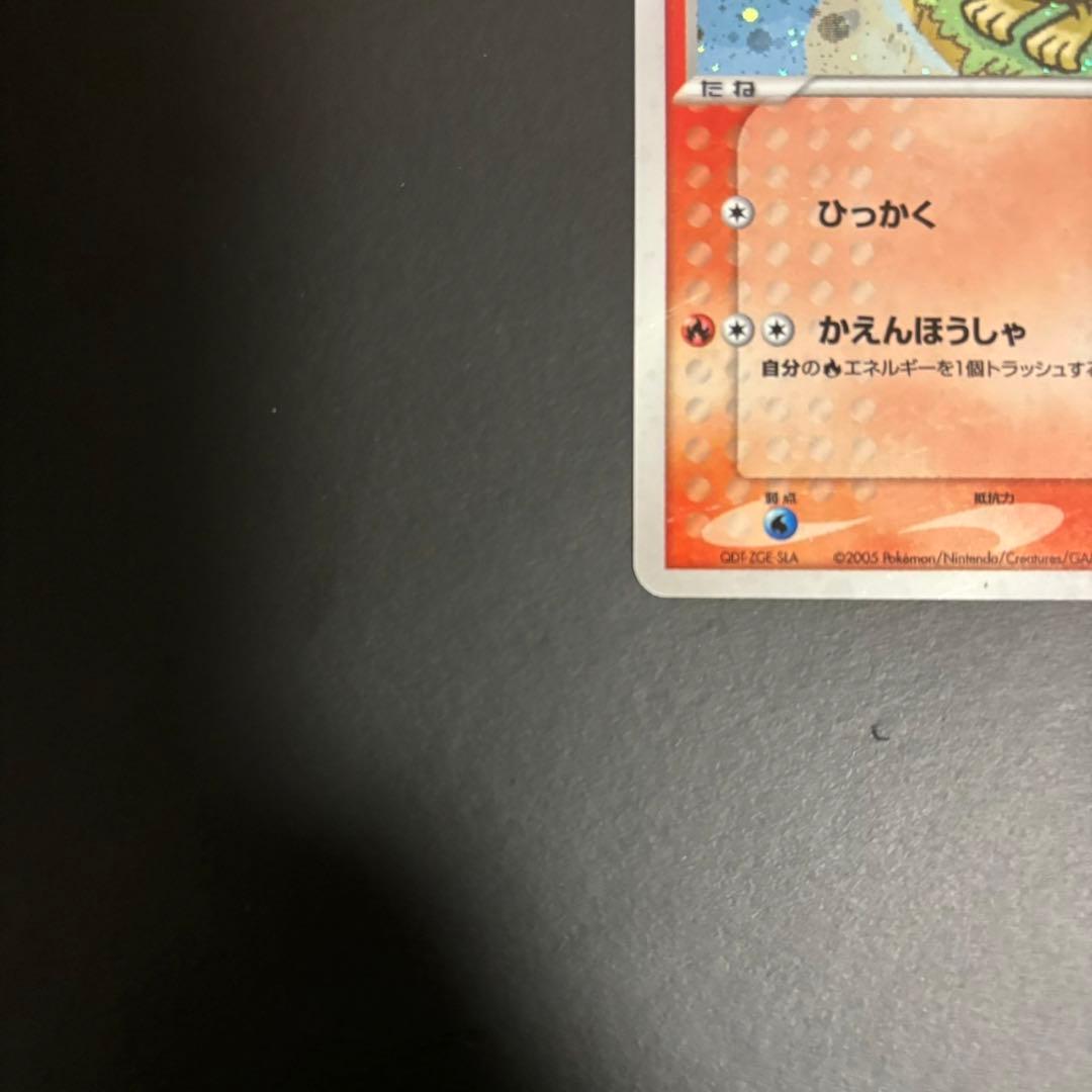 【美品】ポケパークのアチャモ 十字ホロ　ポケパークプレミアムファイル