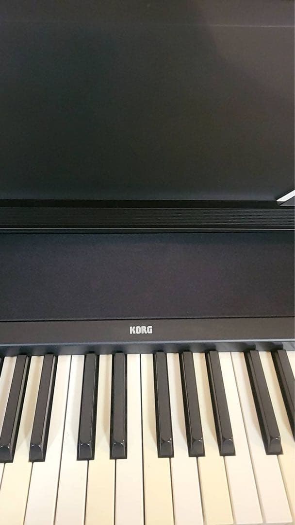 【美品】KORG 電子ピアノ B1 BK 88鍵 ブラック　椅子なし