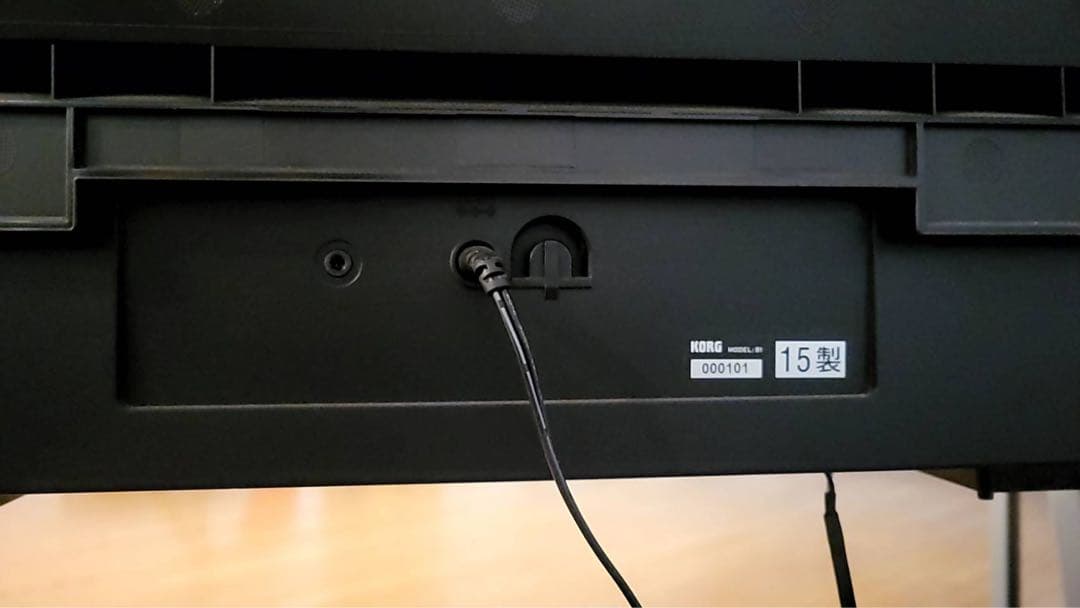 【美品】KORG 電子ピアノ B1 BK 88鍵 ブラック　椅子なし