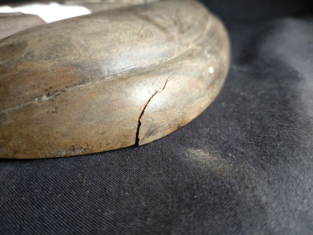 古硯(中型)　清代乾隆年製随形硯　アンティーク　NO.1043