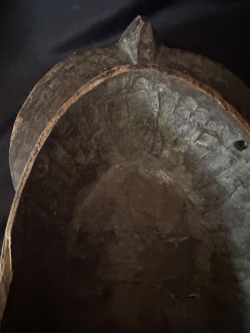 アフリカ コートジボワール バウレ族 木製 仮面／アンティーク