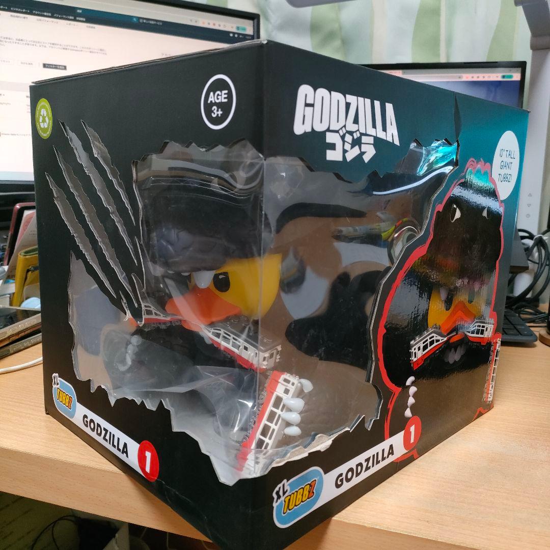 【新品・未開封】ゴジラ 巨人 コスプレ ラバーダック コレクタブルフィギュア