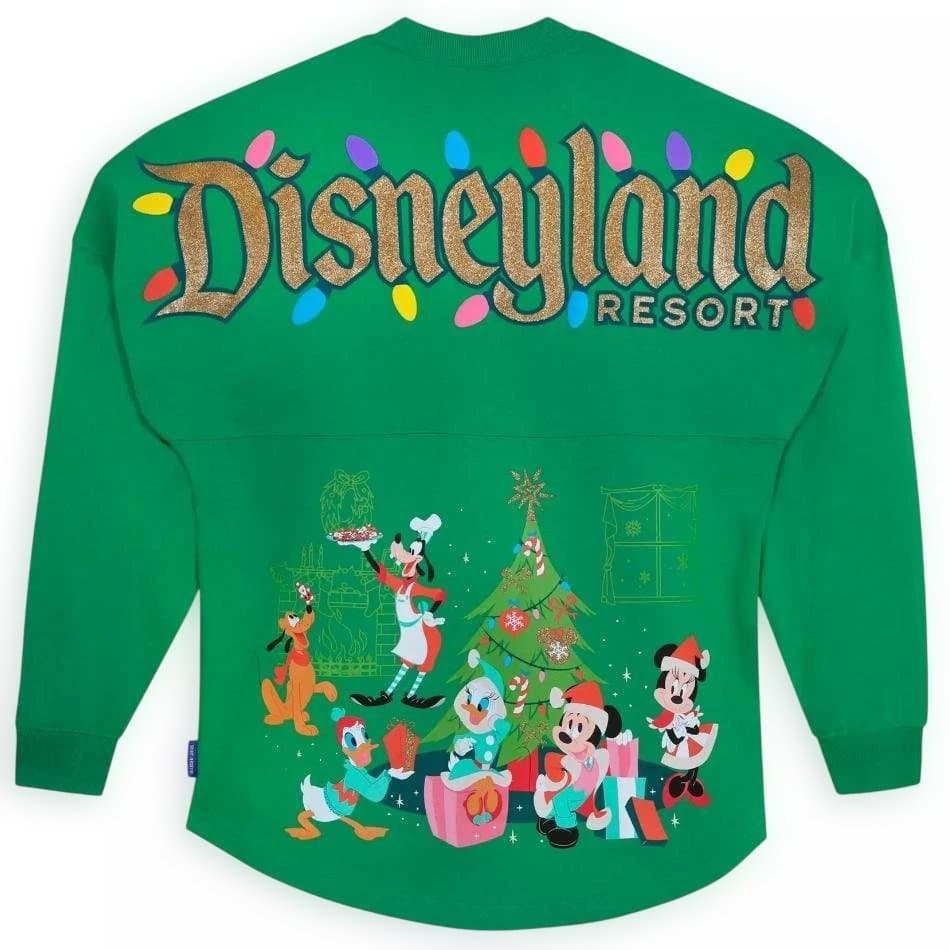 DLR スピリットジャージー クリスマス ミッキー＆フレンズ グリーン