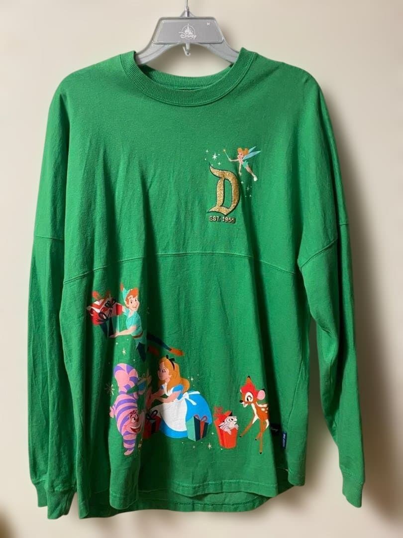 DLR スピリットジャージー クリスマス ミッキー＆フレンズ グリーン