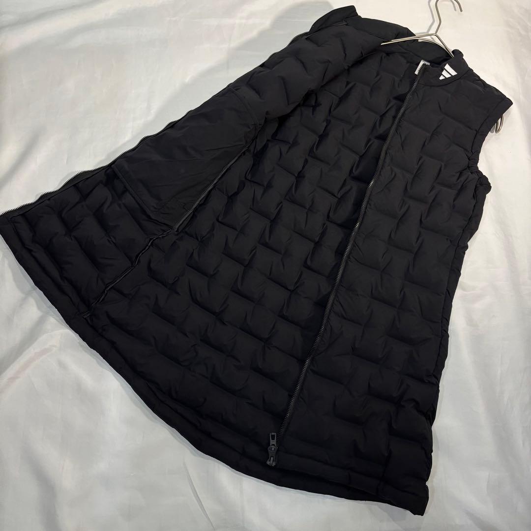 定価36300円　新品adidasゴルフ　ブラックダウンベスト・キルティング
