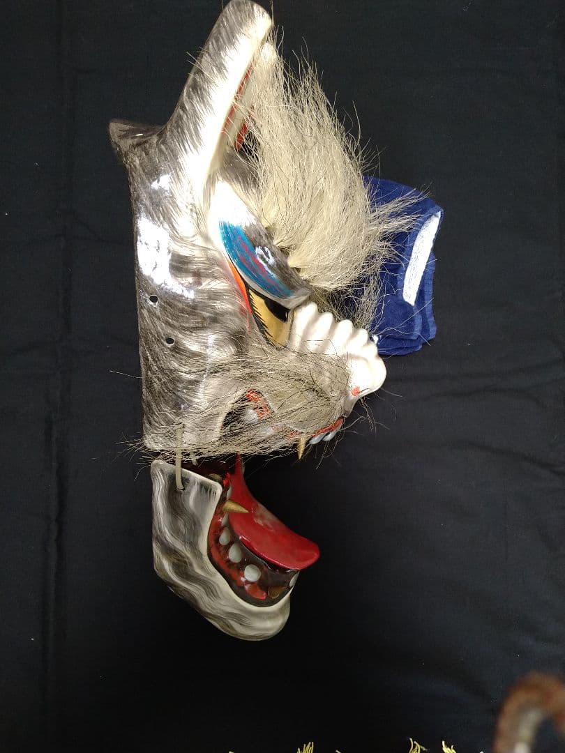 神楽面　九尾面