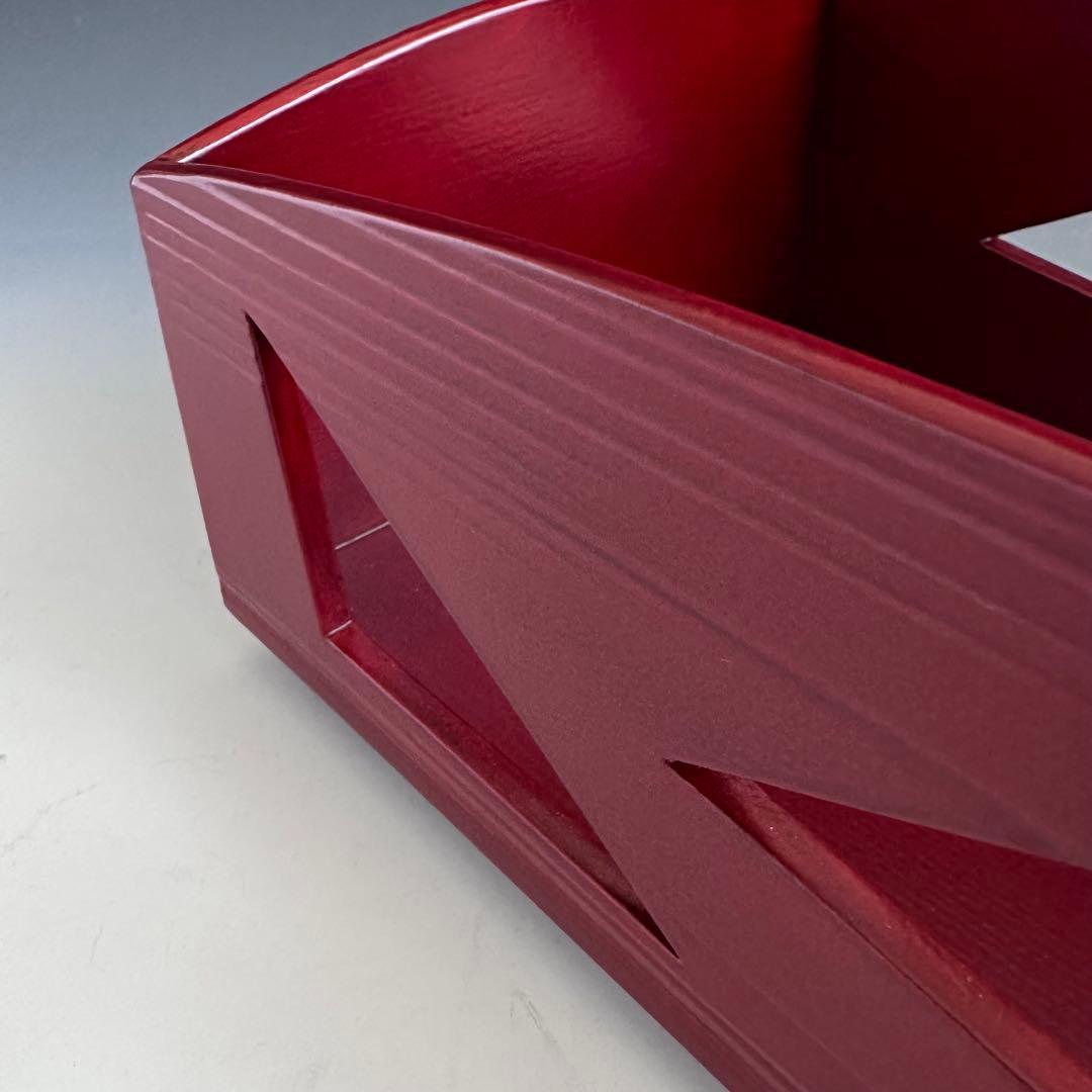 茶道具　溜一閑　鱗鶴透　煙草盆　川瀬表完　共箱　漆芸　京塗　たばこ盆　茶会　茶事