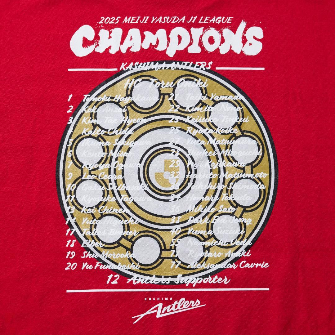 ま*ん様 柴崎 岳選手のサイン入り「25Ｊ１リーグ優勝記念Tシャツ」