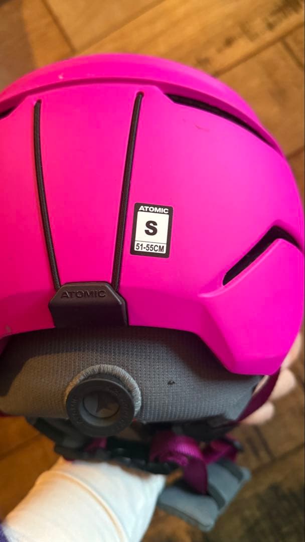 ATOMIC スキー用ヘルメット キッズ用 ピンク