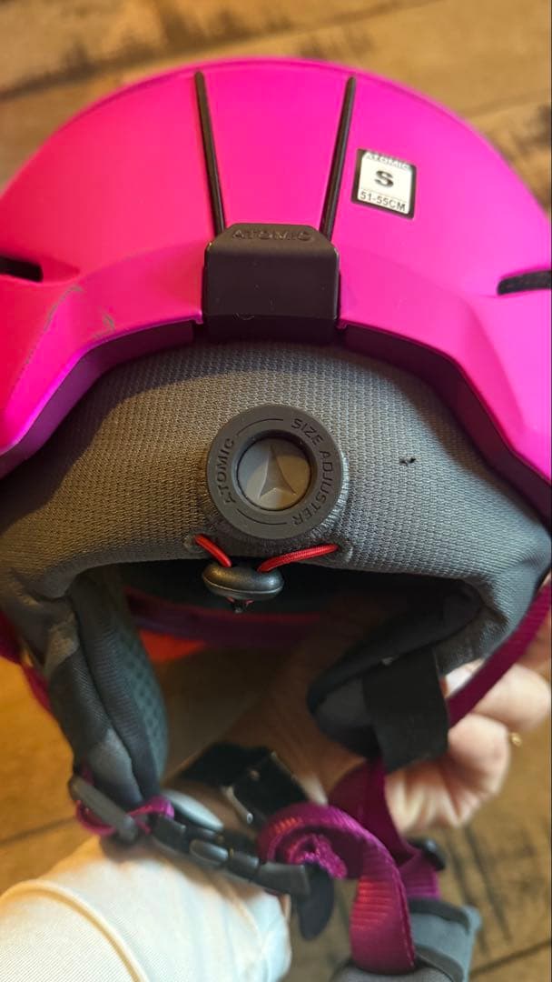 ATOMIC スキー用ヘルメット キッズ用 ピンク