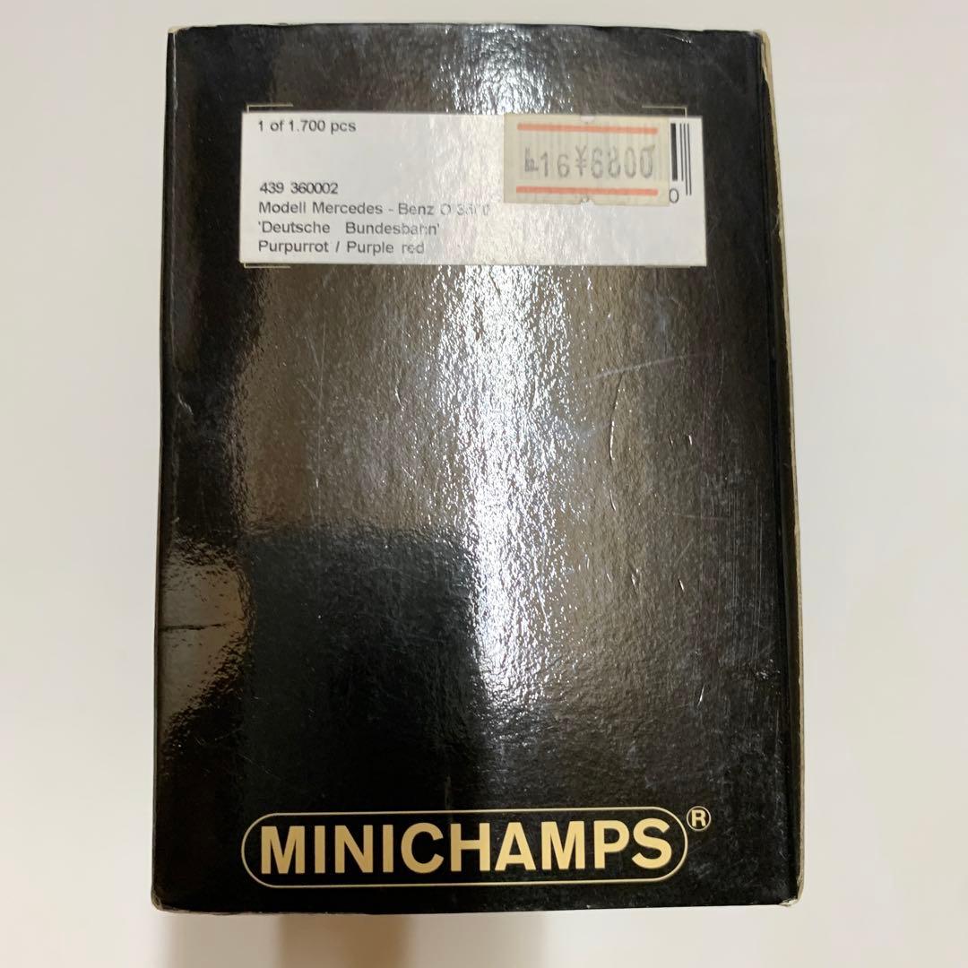 ミニチャンプス　1／43 メルセデスベンツ　O3500 バス　ドイツ連邦鉄道