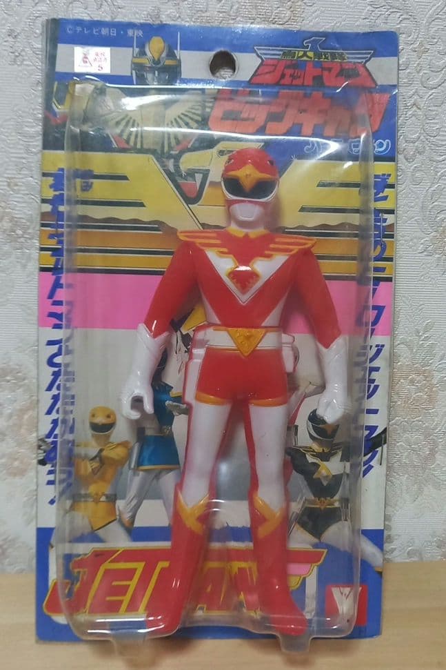 ジェットマン当時物!レッドホークソフビ!未開封!レア!入手困難です!