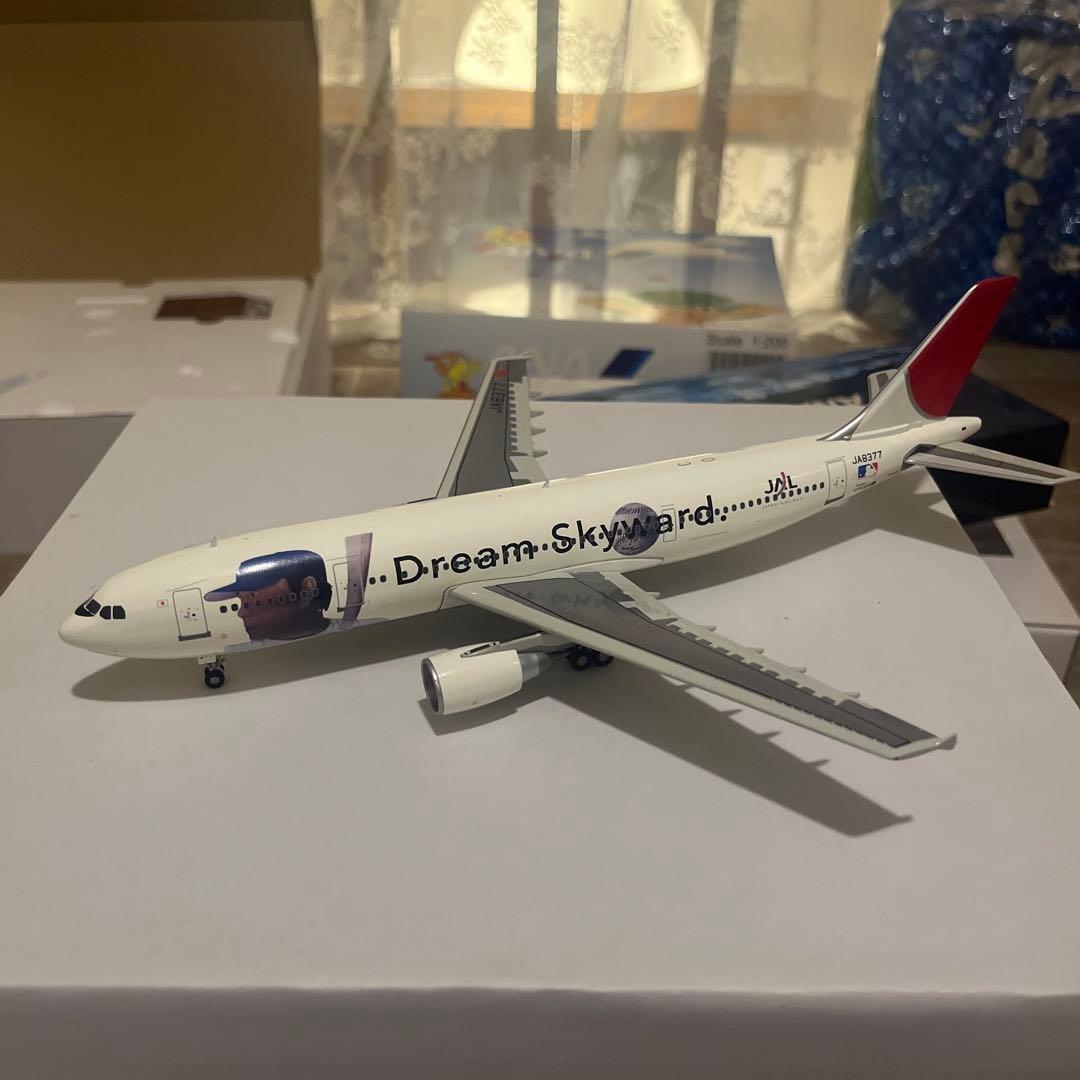 JAL エアバスA300-600R 1/200 飛行機模型