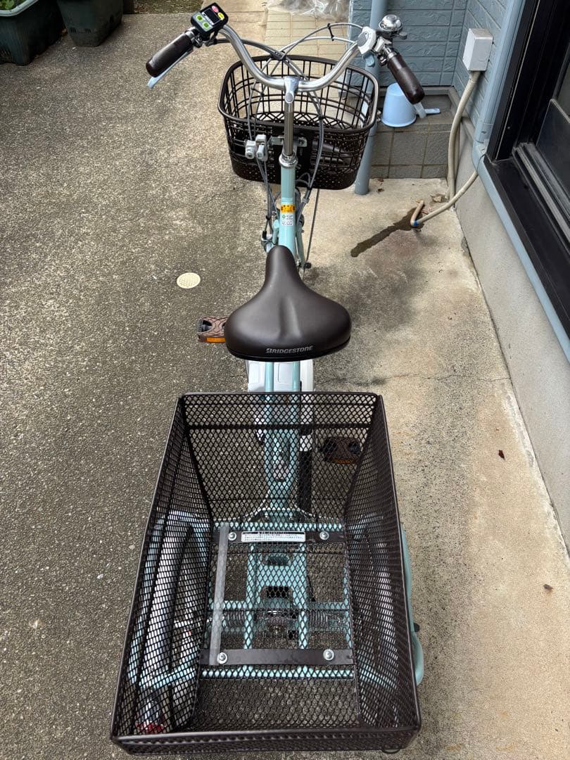 [ malumalu]ブリヂストン　アシスタワゴン電動アシスト三輪車