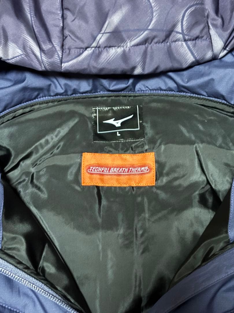 MIZUNOテックフィルブレスサーモコート ミドル丈　Lサイズ
