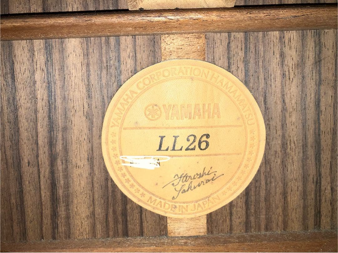 YAMAHA LL26ARE オール単板カスタム仕様