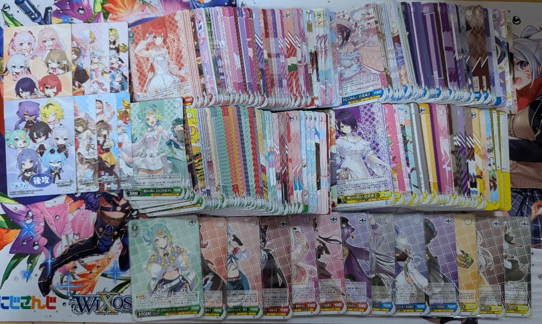 あおぎり高校　ヴァイスシュヴァルツ　ブースターRR以下4コン　マーカー付き