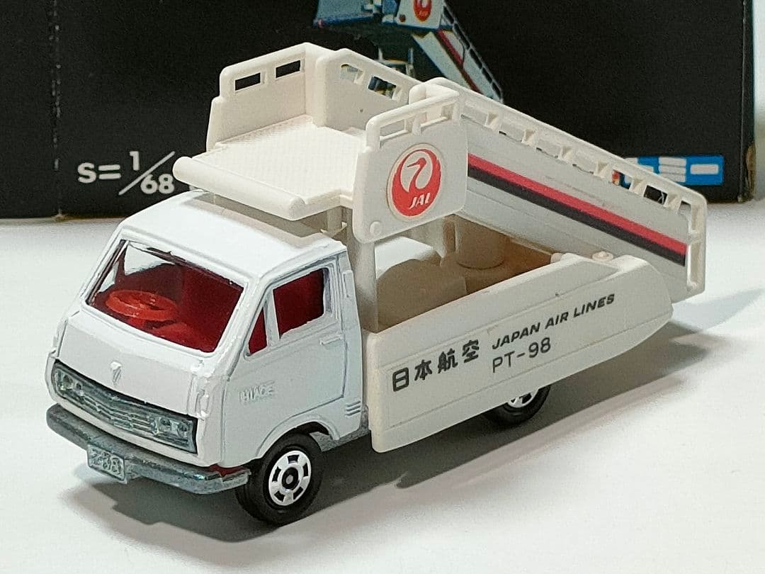 黒箱トミカ 98 JAL日本航空タラップカー　美品　日本製