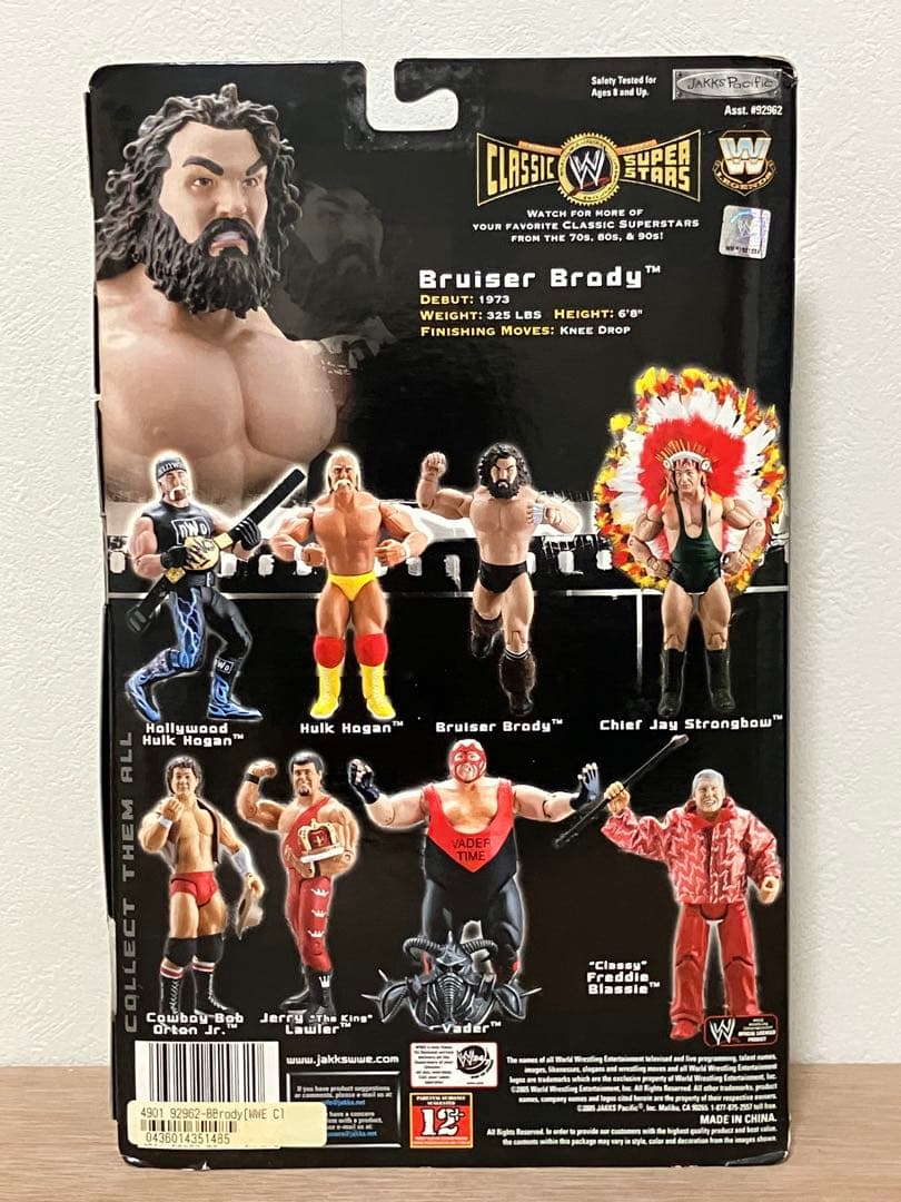 激レア！WWE クラシックスーパースターズ ブルーザー・ブロディ フィギュア