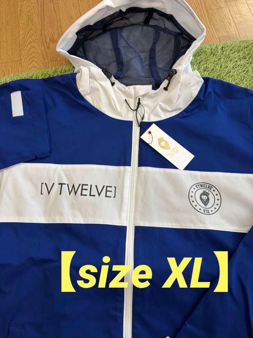 ¥33,000V12/XL撥水タフタナイロンジャケットレインウェア高機能パーカー