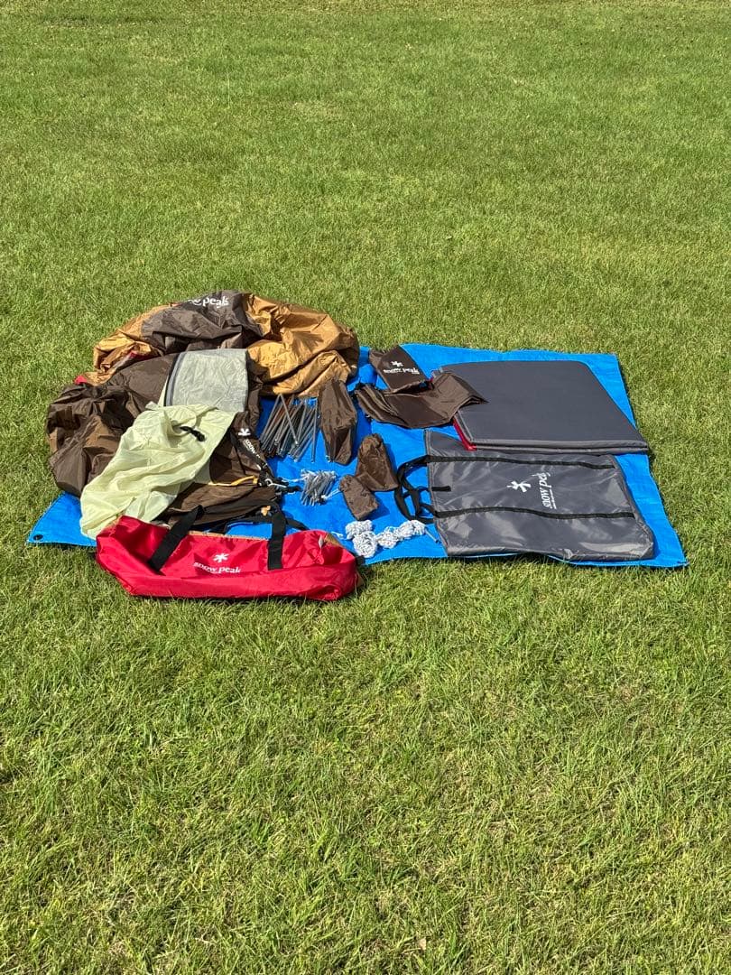 【美品】 peak アメニティドームS インナーマット付き