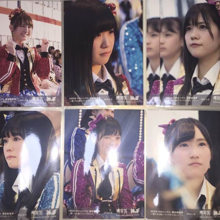 HKT48 神の手アプリ 場空缶 総選挙 2016 特典 生写真