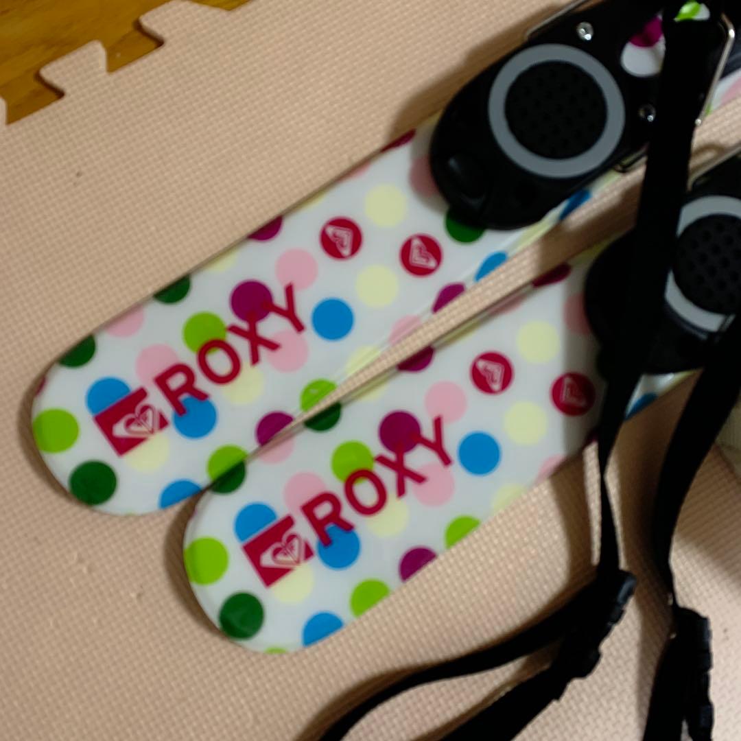 ROXY ドット柄 ショートスキー ファンスキー88 ブーツセット23〜23.5