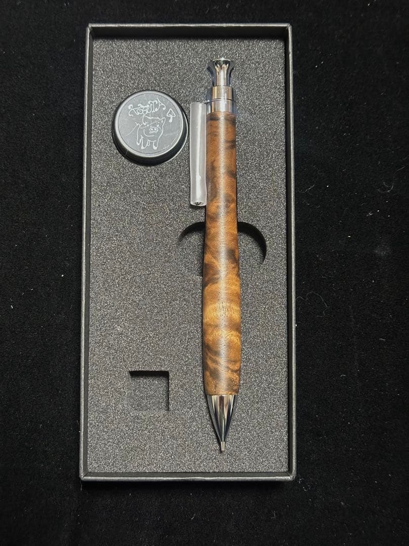 こぶた工房 シャープペンシル マーブルウッド 極上杢0.5mm