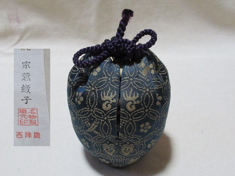 茶道具　長谷窯　加藤錦雄造　唐物大名物写油屋肩衝茶入