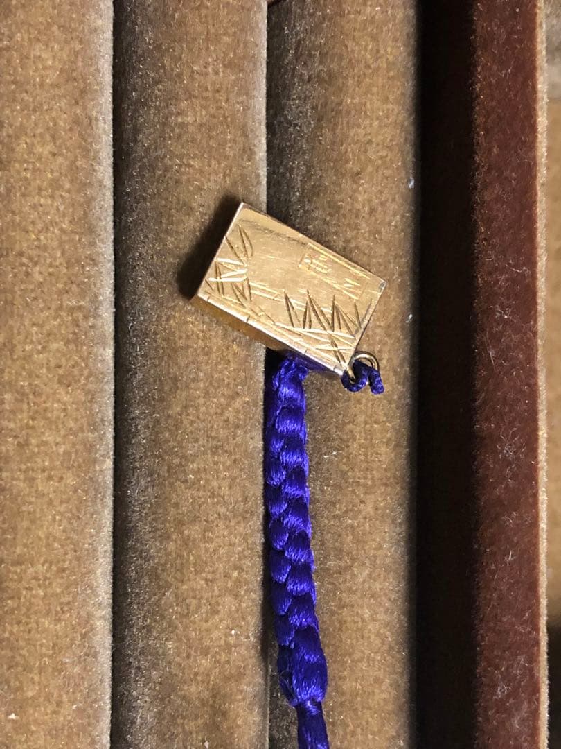 唯一無二 レトロ K18おみくじ根付け